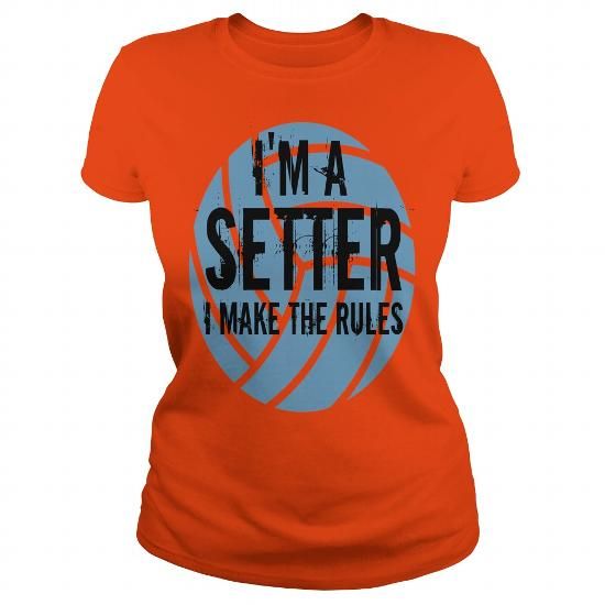 Im A Setter I make the rules. Volleybragswag volleyball sayings tshirt