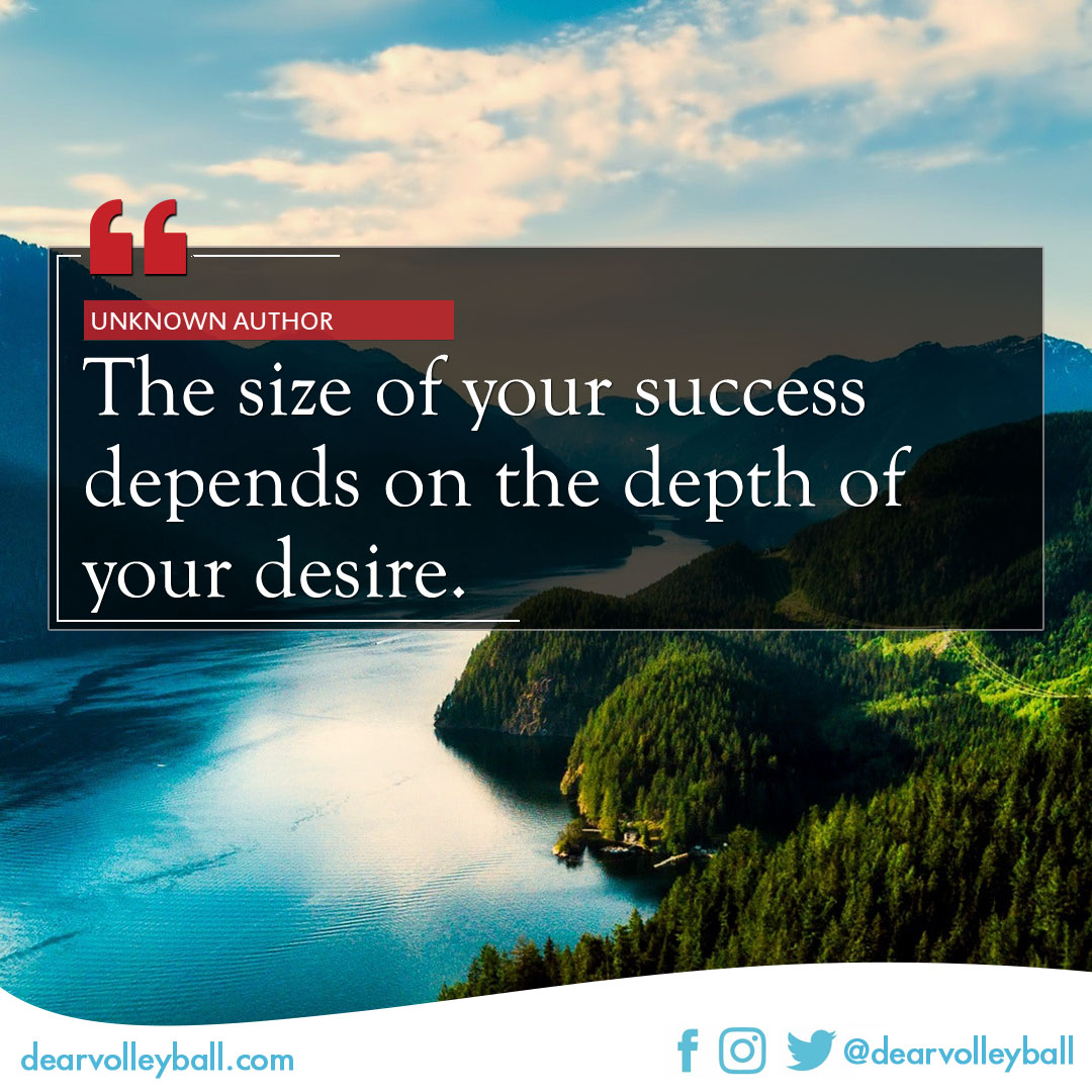 I've created a collection of 55 motivational quotes for volleyball players about Success on DearVolleyball.com