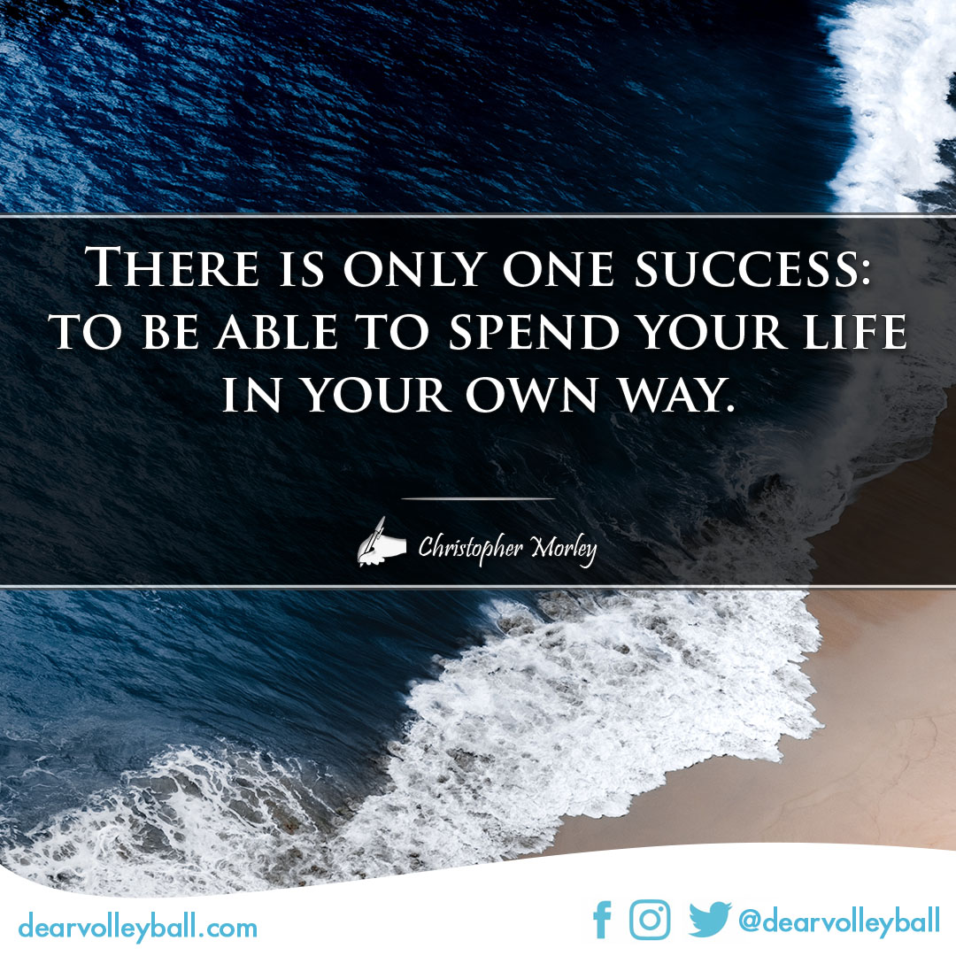 I've created a collection of 55 motivational quotes for volleyball players about Success on DearVolleyball.com