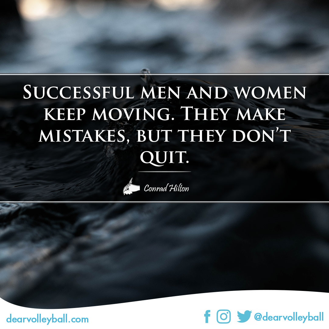 I've created a collection of 55 motivational quotes for volleyball players about Success on DearVolleyball.com