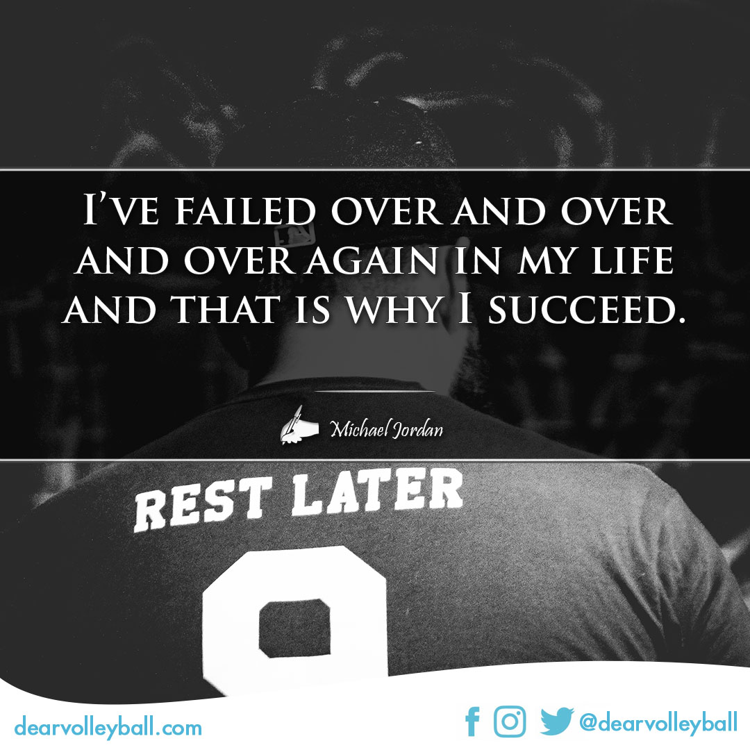 I've created a collection of 55 motivational quotes for volleyball players about Success on DearVolleyball.com