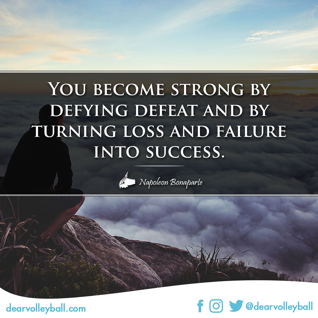 I've created a collection of 55 motivational quotes for volleyball players about Success on DearVolleyball.com