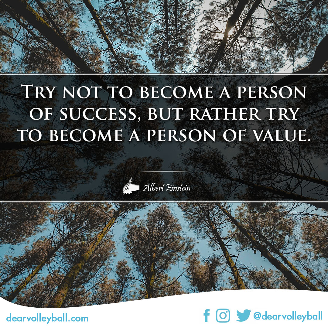 I've created a collection of 55 motivational quotes for volleyball players about Success on DearVolleyball.com