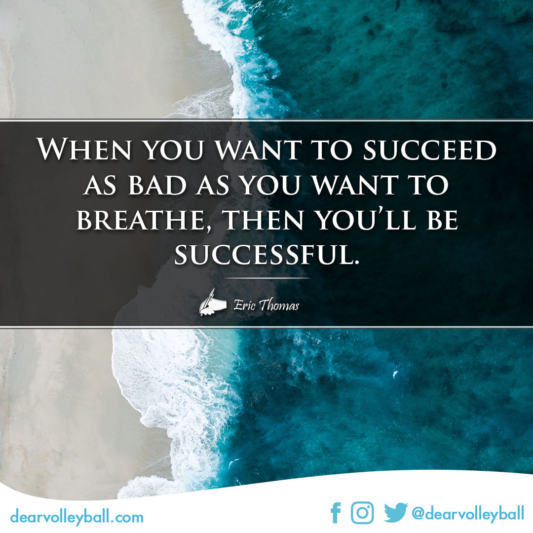 I've created a collection of 55 motivational quotes for volleyball players about Success on DearVolleyball.com