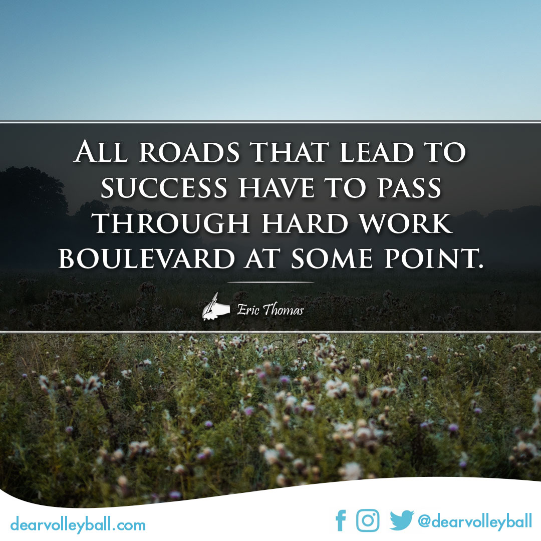 I've created a collection of 55 motivational quotes for volleyball players about Success on DearVolleyball.com