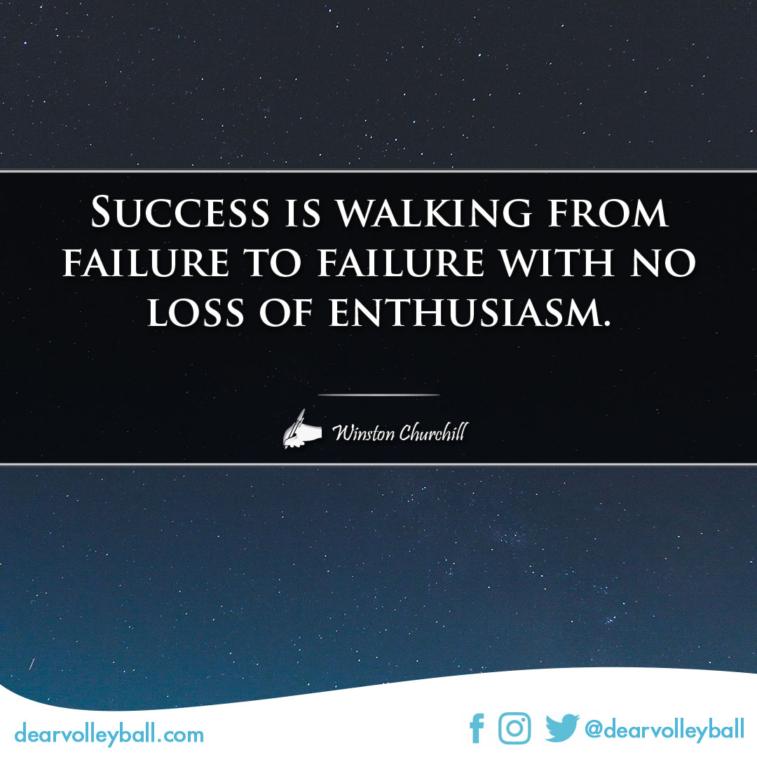 I've created a collection of 55 motivational quotes for volleyball players about Success on DearVolleyball.com
