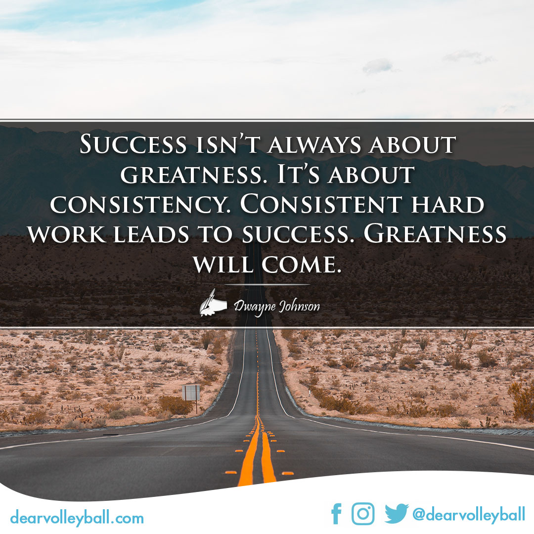 I've created a collection of 55 motivational quotes for volleyball players about Success on DearVolleyball.com