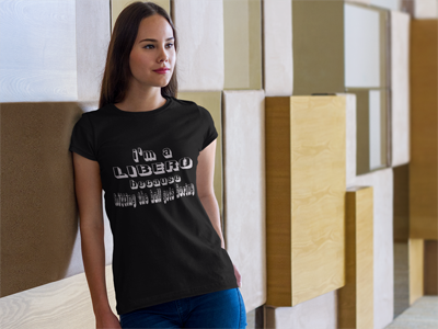 Volleyball played by humans perfected by liberos and other volleyball t shirts sayings on DearVolleyball.com