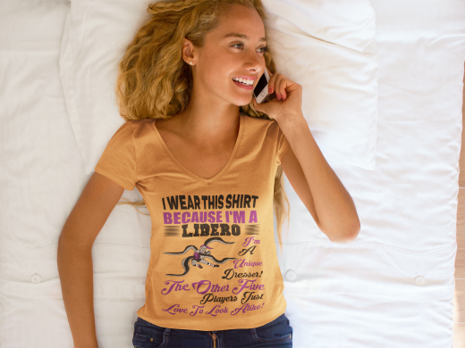 I wear this shirt because I'm a LIBERO Im a unique dresser and other volleyball t shirt slogans by Volleybragswag