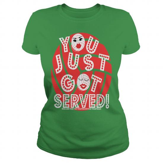 you just got served volleybragswag volleyball sayings tshirt