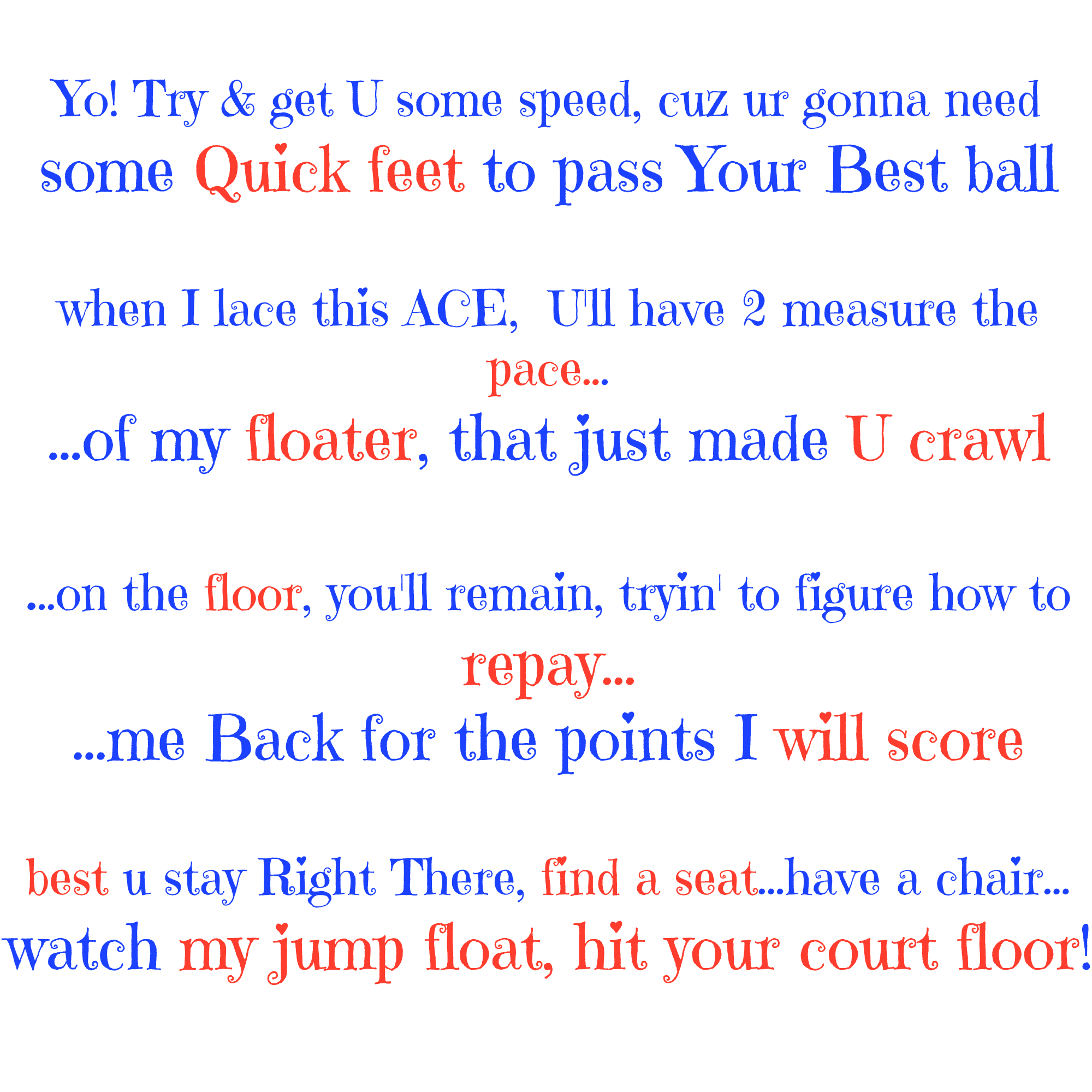 Yo! try and get you some speed and more self confidence quotes for volleyball servers on DearVolleyball.com