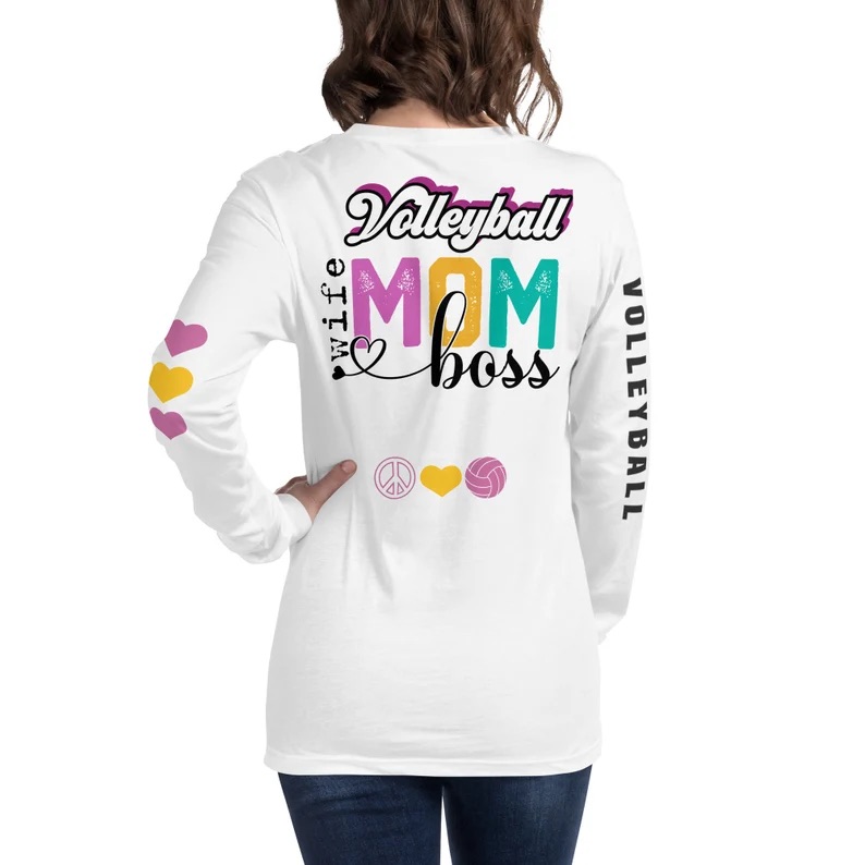 It's a reminder that you are not just a mom or a wife, but a true boss who embodies the values of teamwork, perseverance, and passion.

Get your hands on this special shirt today and wear it with pride as you support your libero player and the volleyball community as a whole! 🏐💗