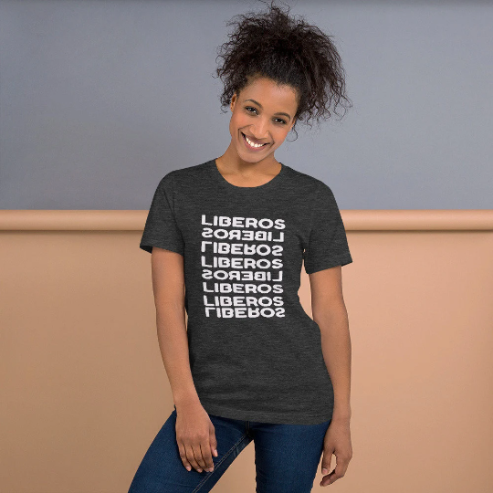 liberos liberos liberos shirt. 

$23.99

Cute Libero Volleyball Shirts, Liberos, Liberos Liberos Volleyball Tees, Volleyball Gifts For Players, For Teen Girls, For Senior, For Coach

Volleybragswag Volleyball Shirts are the 'New' and 'Next' in volleyball fashion.