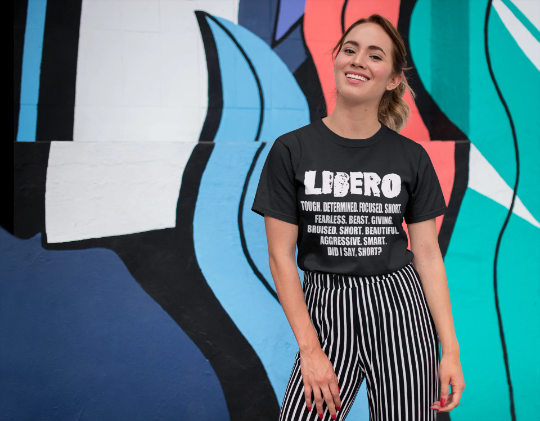 As the creator of this popular libero volleyball shirt saying, I wanted to emphasize the characteristics that set these players apart from others on the court.

"Tough" and "determined" highlight the resilience and never-give-up attitude that liberos must possess to excel in their role.