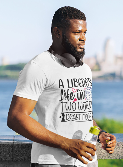 A Libero's Life In Two Words Beast Mode white shirt.

$24.99

A Libero's Life In Two Words Beast Mode, cute short volleyball quotes, funny volleyball shirts, cool volleyball quotes, cute volleyball tee