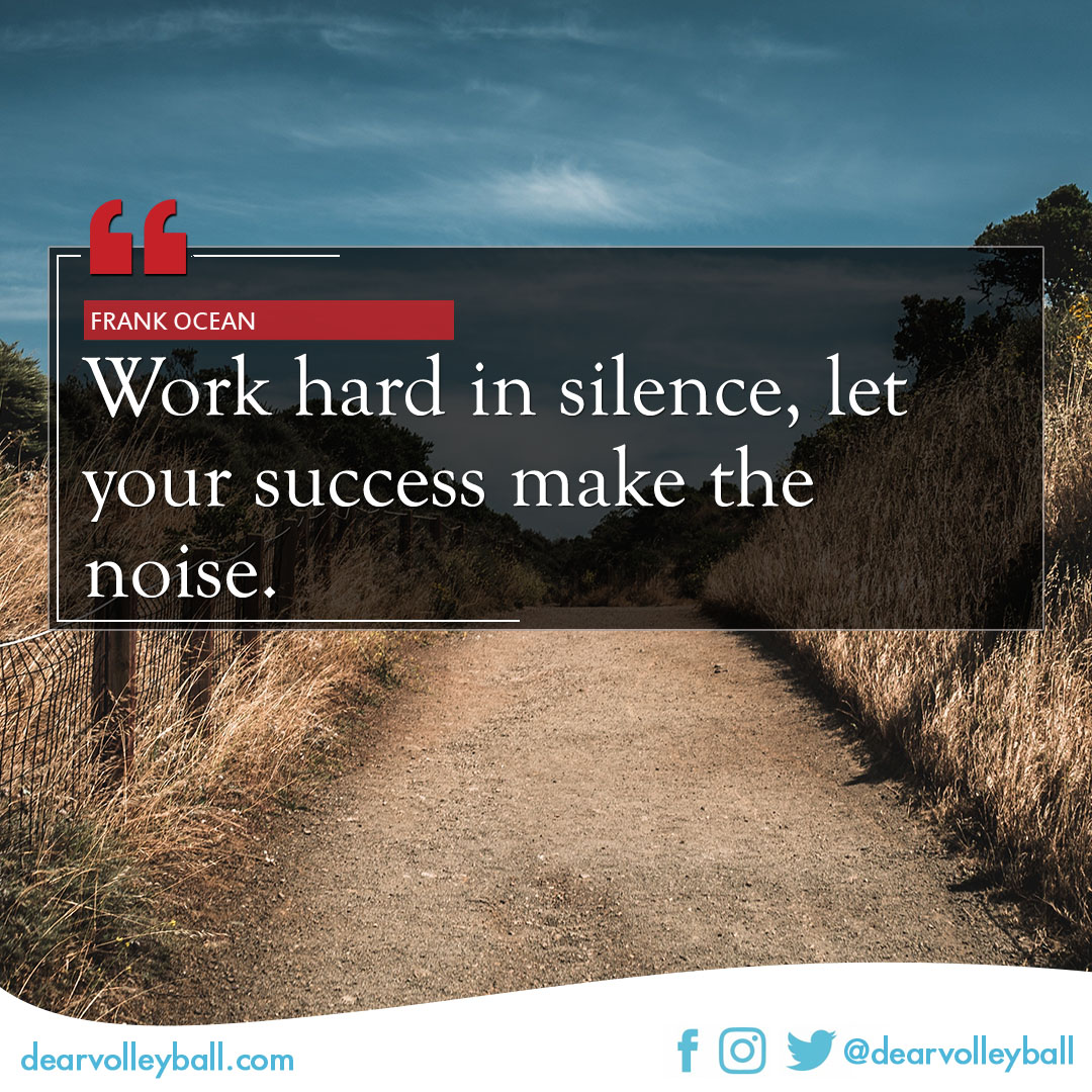 I've created a collection of 55 motivational quotes for volleyball players about Success on DearVolleyball.com