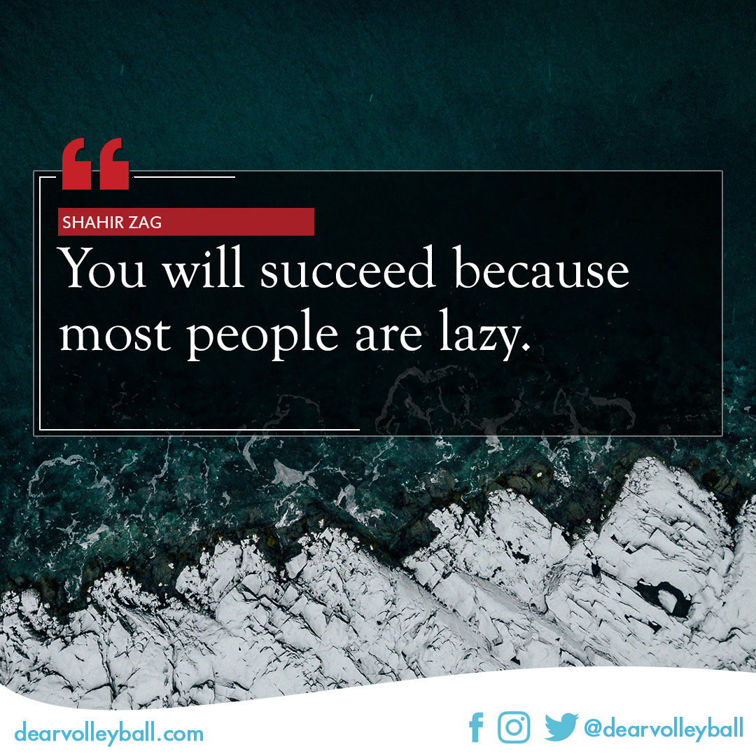 I've created a collection of 55 motivational quotes for volleyball players about Success on DearVolleyball.com