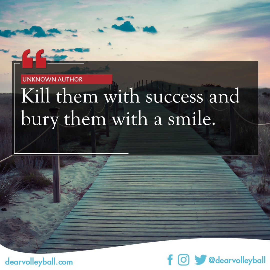 I've created a collection of 55 motivational quotes for volleyball players about Success on DearVolleyball.com