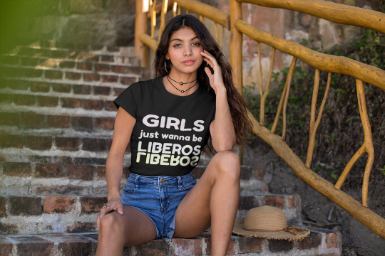 Libero Volleyball Shirts, Girls Just Wanna Be Liberos, Libero Volleyball Shirts, Volleyball Tshirt Sayings, Quotes For Volleyball Shirts

girls just wanna be liberos.