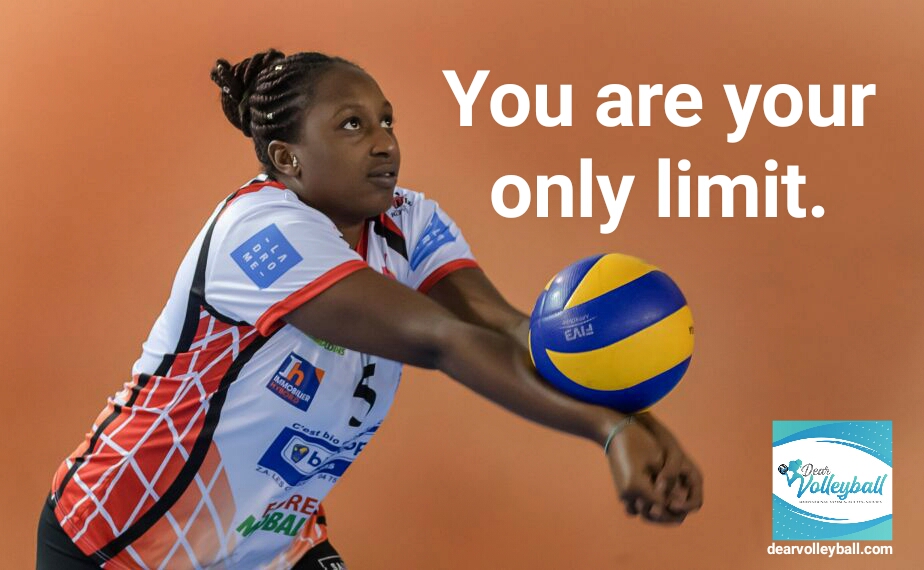 You are your only limit and 54 short inspirational quotes on DearVolleyball.com