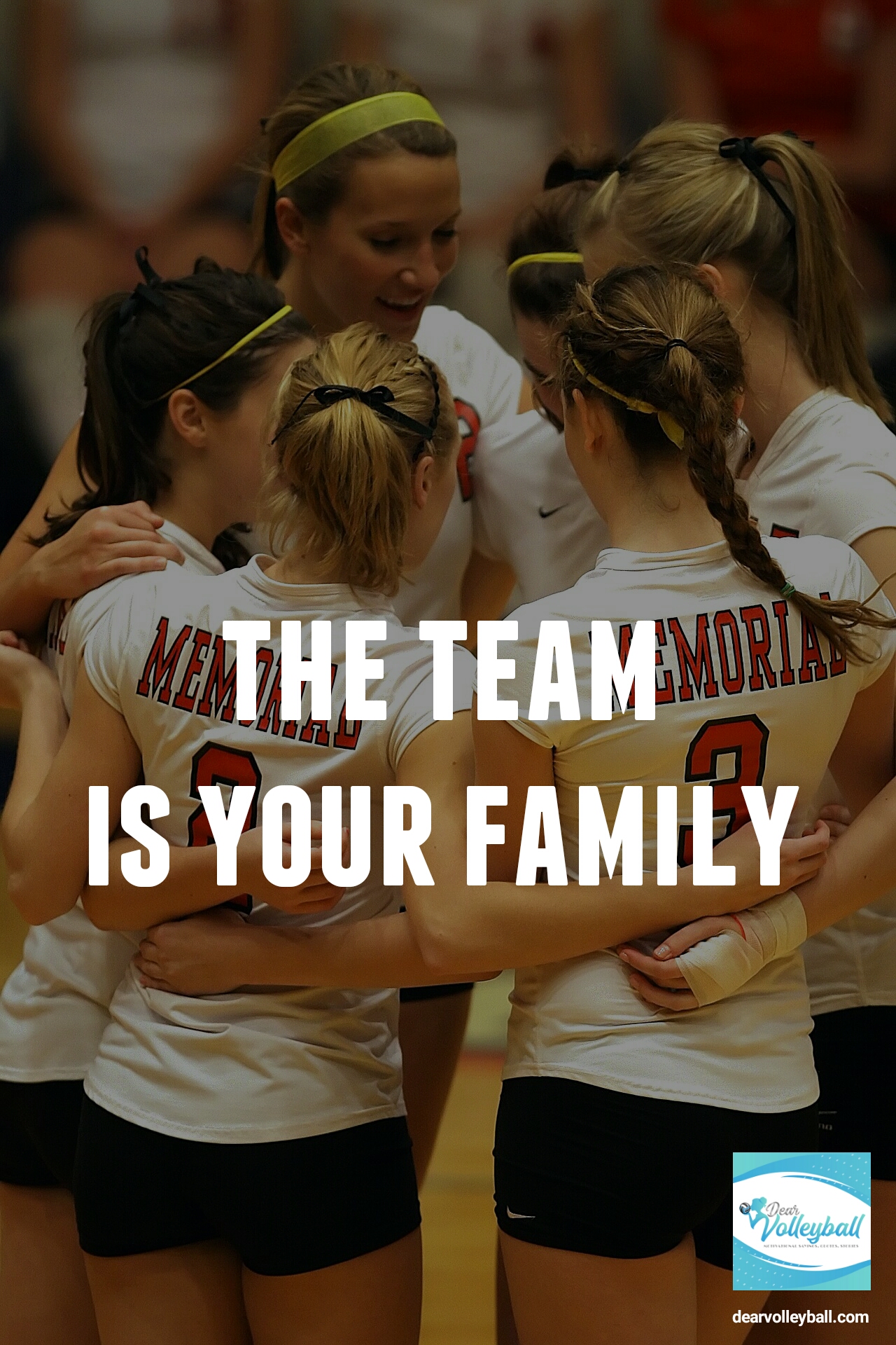 The team is your family and 54 short inspirational quotes on DearVolleyball.com